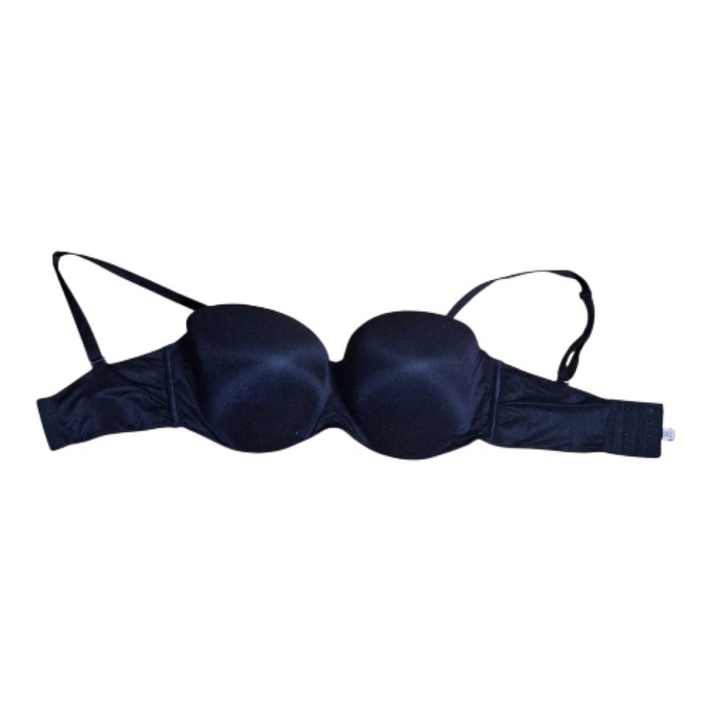 Elegant Black Strapless Bra 34G
